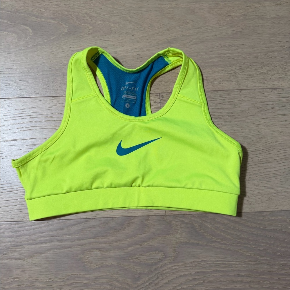 Nike Sports Bra- Yellow (size L)